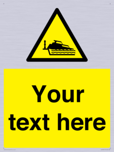 Custom warning grounding cruiser on lock cill